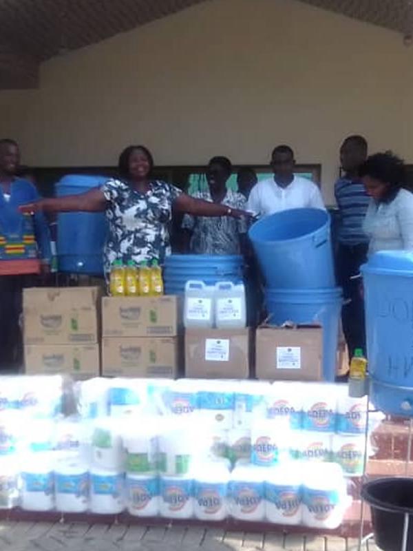 Ho West District Assembly Donates Items To Health Directorate To Combat Corona Virus